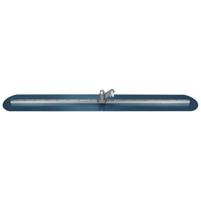 Show details for 24" Round End Blue Steel Fresno Trowel with Swivel Bracket Picture of 24" Round End Blue Steel Fresno Trowel with Swivel Bracket
