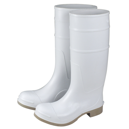 Picture of 16" White Over-the-Sock Boots with Safety Lock Soles - Size 7