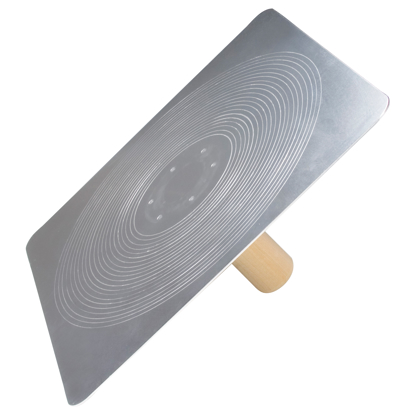 Picture of 13-1/2” x 13-1/2” Aluminum Plastering Hawk with Wood Handle