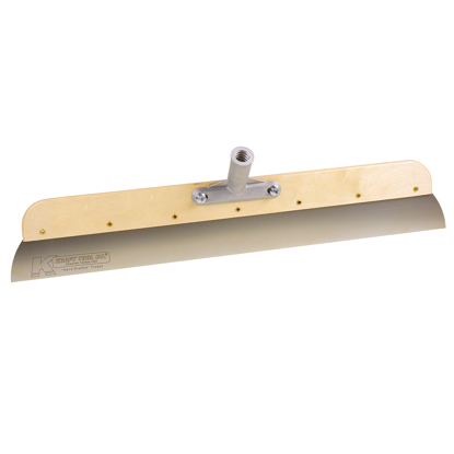 Picture of 24" Wood Frame Stainless Steel Smoother with Threaded Bracket