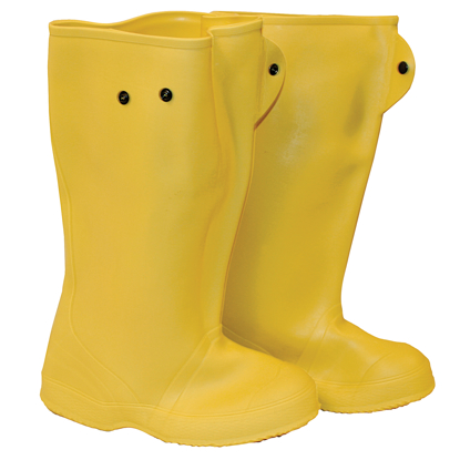 Picture of 16" Yellow Over-The-Shoe Construction Boots - Size 9