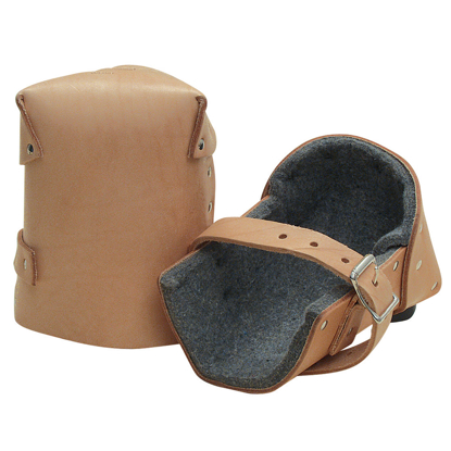 Picture of 1" Thick Felt Leather Knee Pads (Pair)