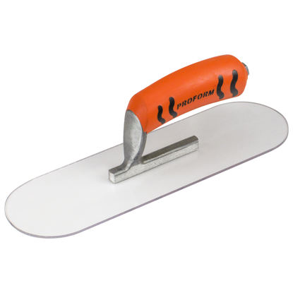 Picture of 10" x 3" Round End Plexi-Plastic Trowel with ProForm® Handle