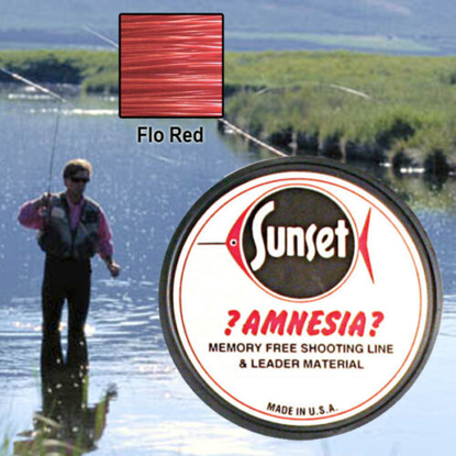 Picture of 30 lb. Red Amnesia Memory Free Fishing Line (Box of 10 spools)