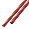 Picture of 6' Red Powder Coated Aluminum Swaged Button Handle - 1-3/8" Diameter