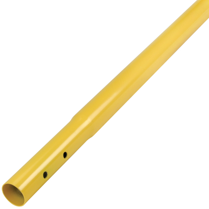 Picture of Gator Tools™ 6' Yellow Powder Coated Aluminum Swaged Button Handle - 1-3/4" Diameter