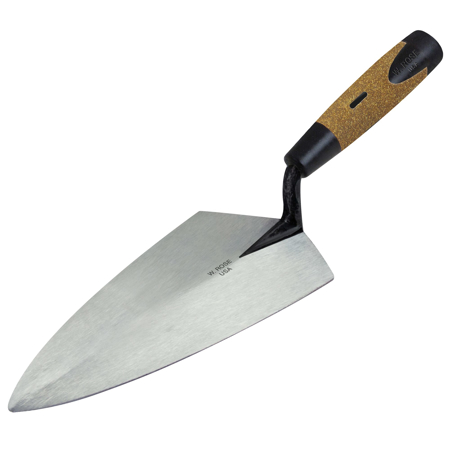 Picture of W. Rose™ 11-1/2" Philadelphia Brick Trowel with Cork Handle