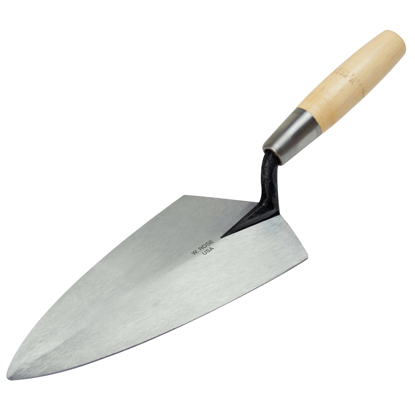 Picture of W. Rose™ 11-1/2" Philadelphia Brick Trowel with 6" Wood Handle