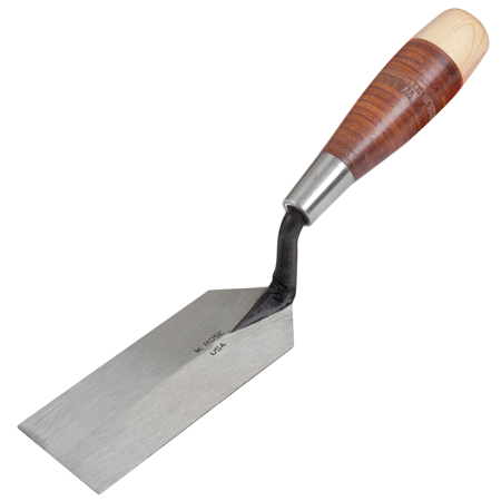 Picture of W.Rose™ 5" x 2" Margin Trowel with Leather Handle