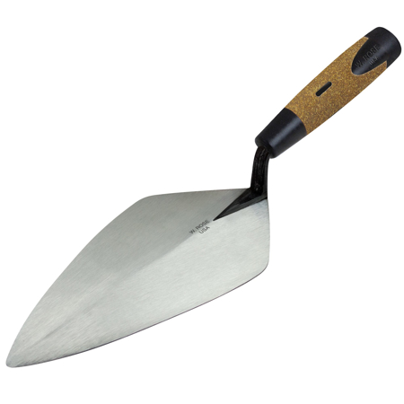 Picture of W. Rose™ 9" Limber Wide London Brick Trowel with Cork Handle