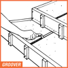 Picture of Step-Saver® Vertical Groover 12" L x 3/8" W x 3/4" D