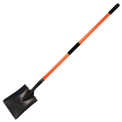 Picture of Square Point Shovel with Long Fiberglass Handle