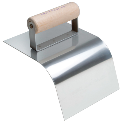Picture of Stainless Steel 2"R Curb Tool with Wood Handle
