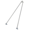 Picture of 8' Round End Magnesium Check Rod with Bracket, Braces, and Handle
