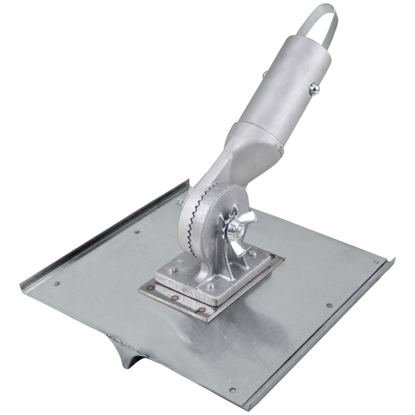 Picture of 8" x 8" 3/4"R, 7/8"D Stainless Steel Walking Seamer/Groover with Button Handle Socket