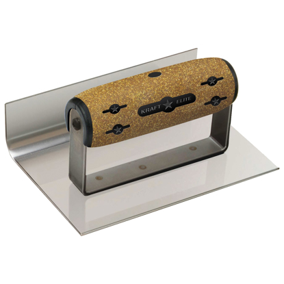 Picture of 6" x 6" 1/2"R Elite Series Five Star™ Inside Curb & Sidewalk Tool with Cork Handle