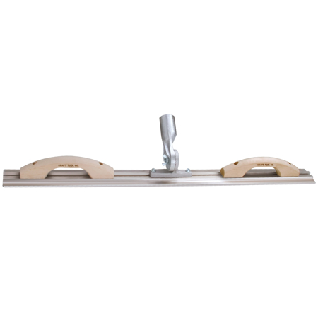 Picture of 60" Magnesium Square End Mini Bull Float & Darby with Threaded  Bracket & 2 Handles