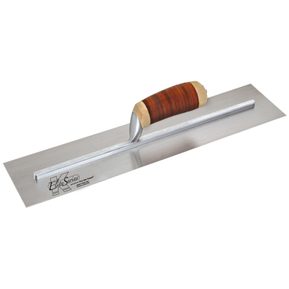 Picture of Elite Series Five Star™ 14" x 3" Carbon Steel Cement Trowel with Leather Handle