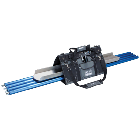 Picture of EZY-Tote Tool Carrier™ with 48" Channel Float, EZY-Tilt® II Bracket, and (4) 6 Ft. 1-3/8" Button Handles