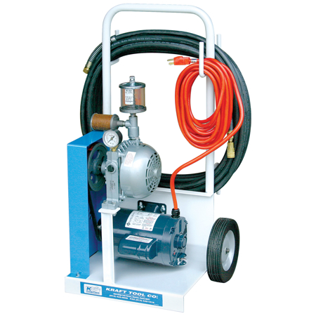 Picture of Compressor, Motor, Hose and Cart for Texture Units