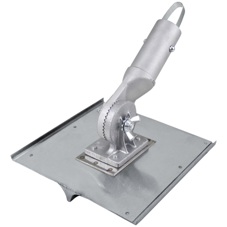 Picture of 9" x 7" 3/4"R, 7/8"D Stainless Steel Walking Seamer/Groover with Button Handle Socket