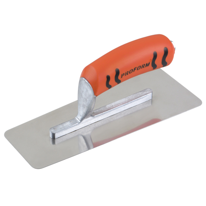 Picture of 9-1/2" x  3-1/2" (241x89mm) Stainless Steel Venetian Trowel with ProForm® Handle