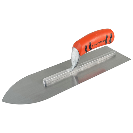 Picture of 18" x 4-1/2" Carbon Steel Pointed Sword Trowel with ProForm® Handle