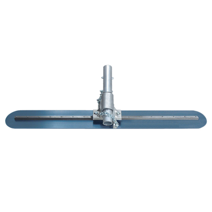 Picture of 24" Round End Blue Steel Fresno Trowel with EZY-Tilt® Bracket