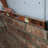 Picture of 24" Professional Stainless Steel Bound Mahogany Level (6 Vials)