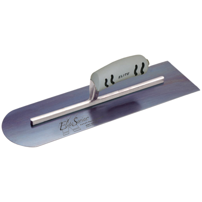 Picture of 14" x 4" Elite Series Five Star™ Blue Steel Round Front/Square Back Trowel with ProForm® Handle