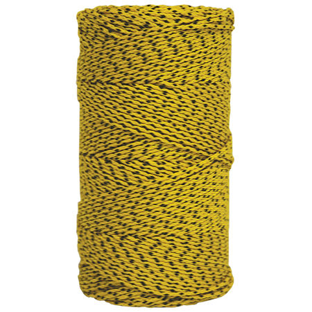 Picture of Yellow & Black Bonded Braided Nylon Mason's Line - 500' Tube
