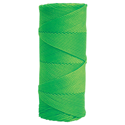 Picture of Fluorescent Green Braided Nylon Mason's Line - 250' Tube