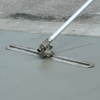 Picture of 24" Round End Blue Steel Fresno Trowel with EZY-Tilt® Bracket